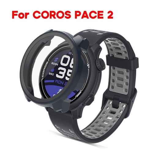 For Coros Pace 2 Full Edge-Screen Protector Case Bumper-Shell Dustproof PC Cover - 第 2/10 張圖片