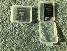 5 Genuine Ridata 4GB Micro SD Card w/Adaptor in SD Case, Camera Cel Phone Tablet