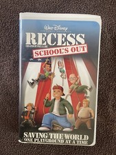 RECESS: SCHOOL'S OUT VHS (Walt Disney, 2001) Clamshell