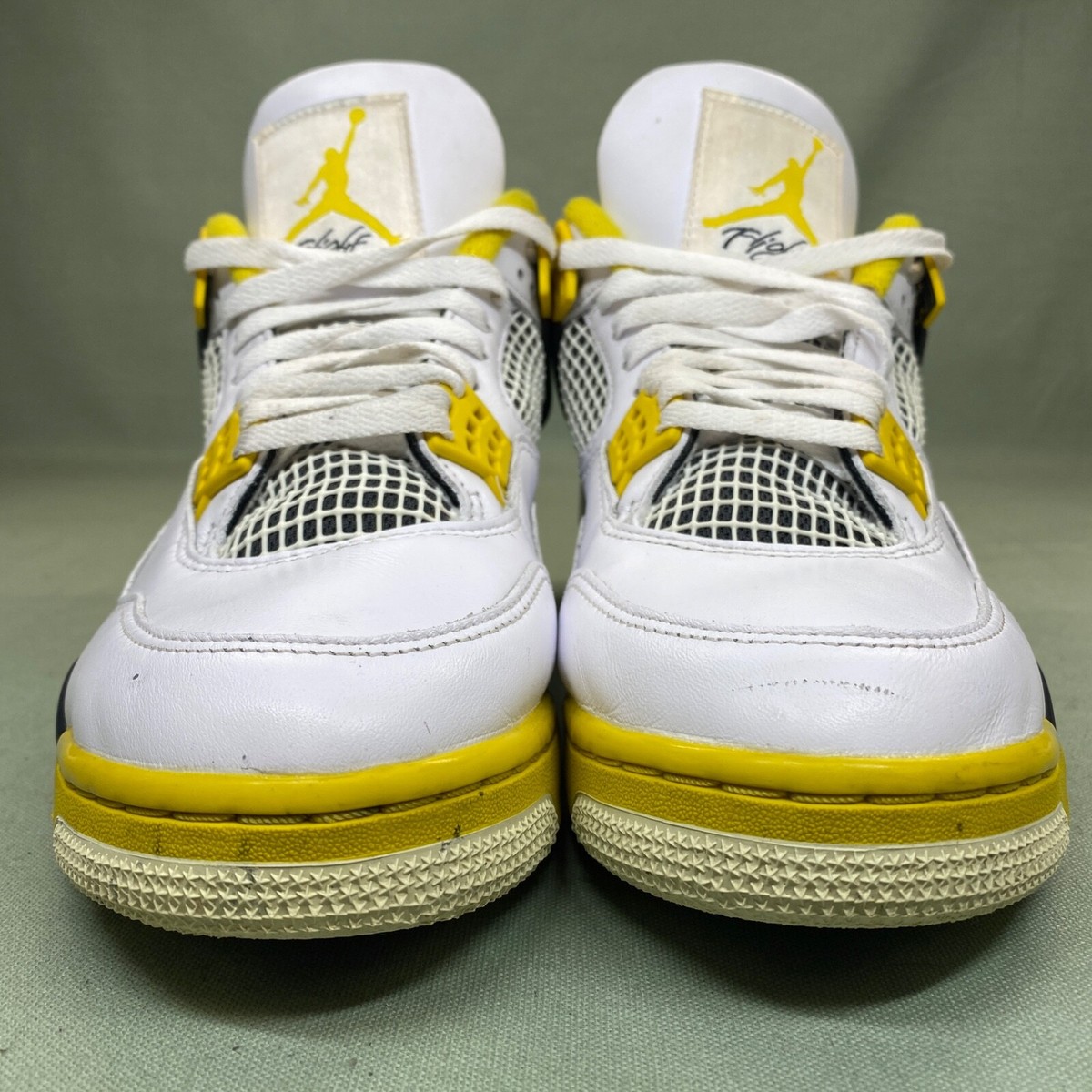 Wmns Air Jordan 4 Retro Vivid Sulfur US Size 11W AQ9129-101