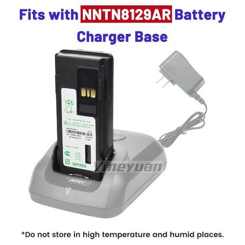 2PC 2300mAh NNTN8129AR IMPRES Akumulator litowo-jonowy do Motorola P8668 P8660 GP328D - Zdjęcie 6 z 12