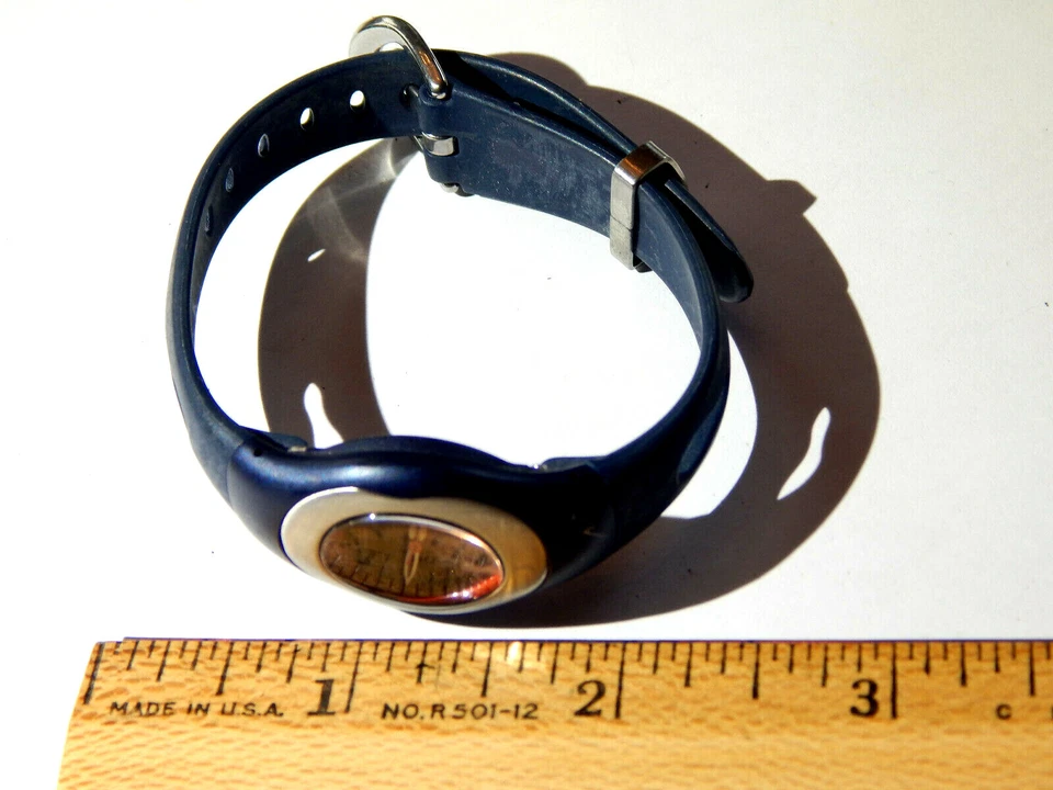 Часы наручные Dakota синие и красные 165 футов водонепроницаемые японские Mov't резиновые - Изображение 2 из 4