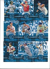 2015 Topps 1 Free Agent 40 Set (15) Pujols Cano Ortiz Reggie Jackson Nolan Ryan