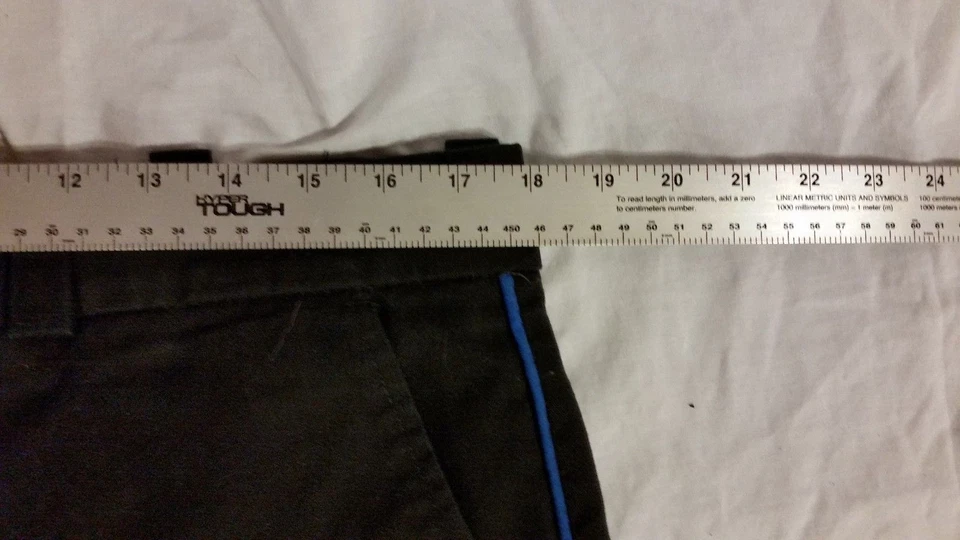 HORACE SMALL DARK BLUE WITH STRIPE MEN'S EMT EMS UTILITY WORK DRESS PANTS 36X31 - Image 4 of 4