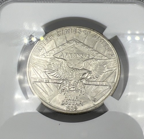 • 1939 D 50C Arkansas NGC MS66 - Picture 4 of 4