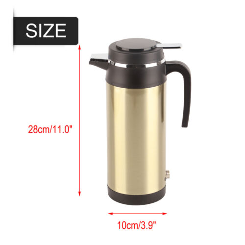 1200ML 12V Stainless Steel Electric In Car Kettle For Boiling Water On The SHG - Picture 2 of 7
