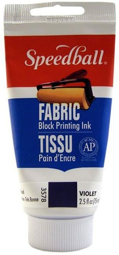 Speedball Fabric Block Printing Ink, 2.5oz (75cc), Choose Ink Colors - Picture 20 of 31