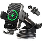 New ListingChgeek Wireless Car Charger with Phone Holder Mount, 15W Fast Charging Auto C.