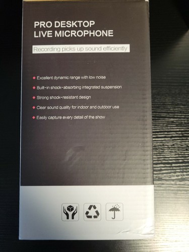 USB Plug and Play RGB Gaming Microphone with Stand 360 degree for Windows New - Bild 4 von 5