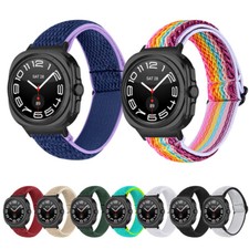 For Samsung Galaxy Watch Ultra 2 47MM Band Elastic Woven Nylon Sport Band Strap