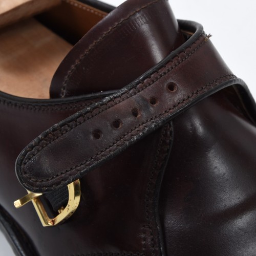 ALDEN Shell Cordovan Pferdeleder Gr 7 1/2 C/E Schuhe Shoes Single Monk Made USA - Bild 13 von 22