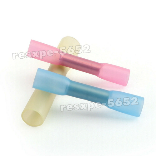 200Pcs Waterproof Heat Shrink Insulated Wire Butt Connectors Crimp Terminals Kit - Picture 4 of 15