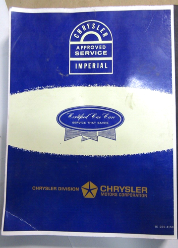 1964 Imperial Chrysler Service Technical Manual New Yorker Original OEM - Picture 3 of 6
