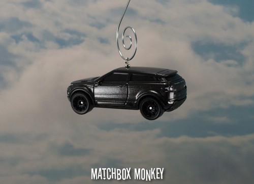 '15 Santorini Black Metallic Land Range Rover Evoque Christmas Ornament 1/64 SUV - Picture 5 of 8