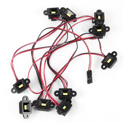 Chassis Light Wheel Arch Light for 1/10 Traxxas TRX4 TRX6 RC T6 G63 Trailer Part - Picture 30 of 37