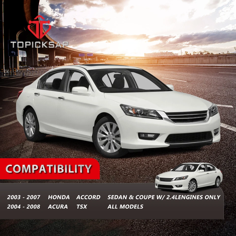 Control arm for 2003-2007 Honda Accord Acura TSX upper/lower w tierod end 2.4L - Image 2 of 4