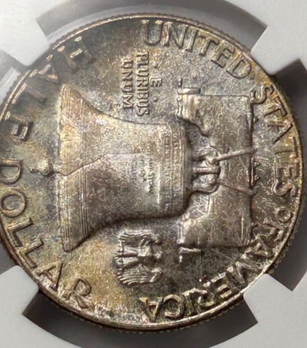 1958 P Franklin Half Dollar NGC MS67 High Grade Monster Toned Beauty (See Video) - Picture 8 of 8