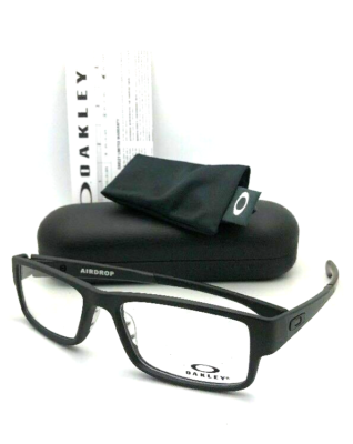 「papy」ORION SAUD501 BLACK Oakley Airdrop - Rectangle Satin Black Frame Eyeglasses