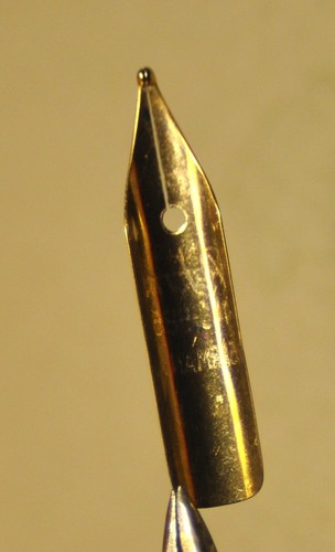 "Reform" Vintage Black Hoddid 14K Gold nib Fountain Pen for Parts - Imagen 10 de 13