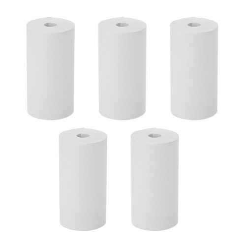 5 rouleaux de papier photo autocollant non adhésif pour imprimante photo Deu - Photo 5/8