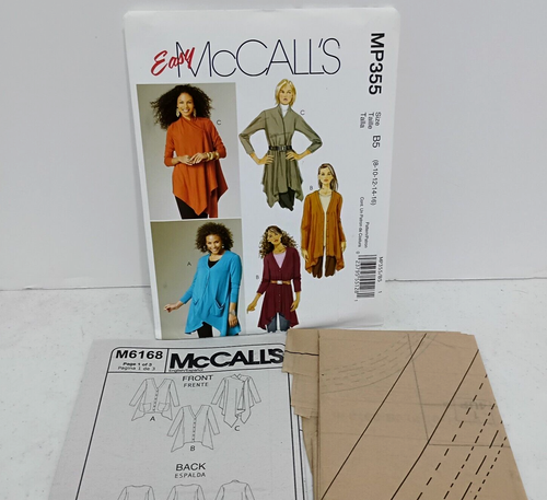 Paket mit 10 Damenbekleidung Schnittmustern Größe 8 - 16 Mantel Kleid Hosen Tops - Bild 5 von 11