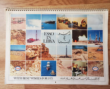 Esso Libya 1973 Calendar