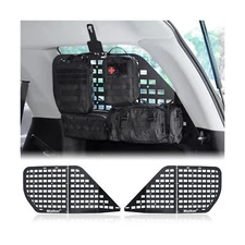 MAIKER Rear Window Molle Panel Modular Storage Panel System with 4 Storage Ba...