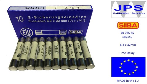 SIBA Fuse 70 065 65 189140 Slow Blow Ceramic -Pick A Rating- type T 500V Pk5/10 - Picture 32 of 55