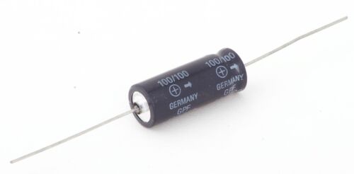 100uF 100V SET 1 SIEMENS AXIALE ELEKTROLYTKONDENSATOREN B41010 B41012 B41293 - Bild 2 von 3