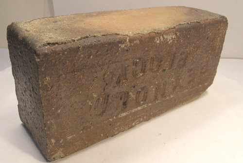 ANTIQUE VINTAGE REYNOLDS BLOCK GLAZED BRICK PAVER ASHEVILLE NC BUNCOMBE COUNTY - Picture 13 of 20
