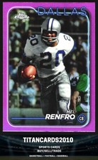 Mel Renfro 2024 Topps Chrome Pink Refractor Dallas Cowboys #52