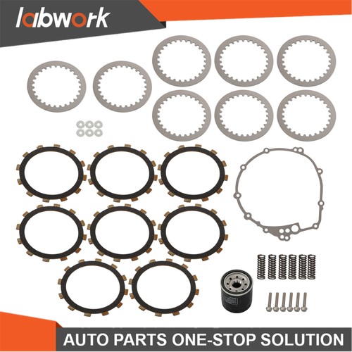 Labwork Clutch Plates Kit Heavy Duty Springs & Gasket For Yamaha FZS6 FZ6 / YZF - Picture 1 of 15