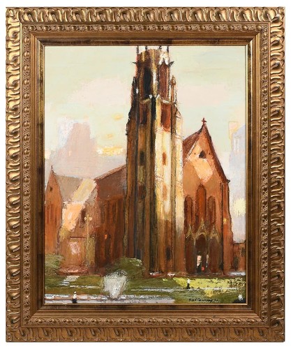 Frederick Conway USA 1900-1973 großer original berühmter modernistischer Maler 40" x 30" - Bild 1 von 10