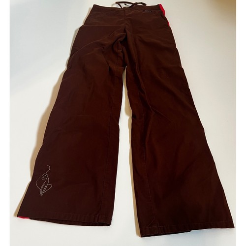 Baby Phat braun rot Streifen Kordelzug weites Bein Hose XS Y2K - Bild 2 von 11