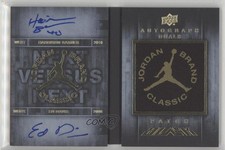 2013-14 Upper Deck Black /35 Ed Davis Harrison Barnes #JBC2-12 Auto