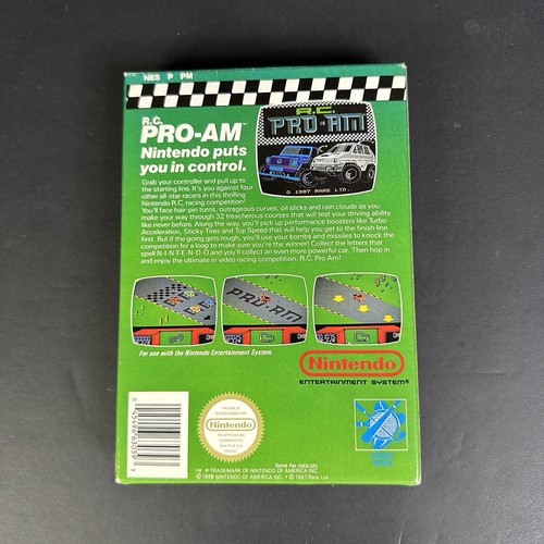 R.C. Pro-Am (Nintendo Entertainment System, 1988) CIB w/ Poster Great Shape - Picture 4 of 14