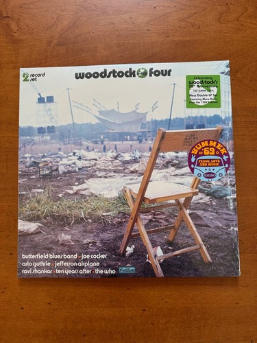 WOODSTOCK FOUR - 2-LP - 50TH ANNIVERSARY - 180G - BRAND NEW - FREE SHIPPING! - Foto 8 di 11