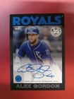 2021 Topps 1986  Autographs Alex Gordon #86A-AG Auto #d/199 Free Ship!!