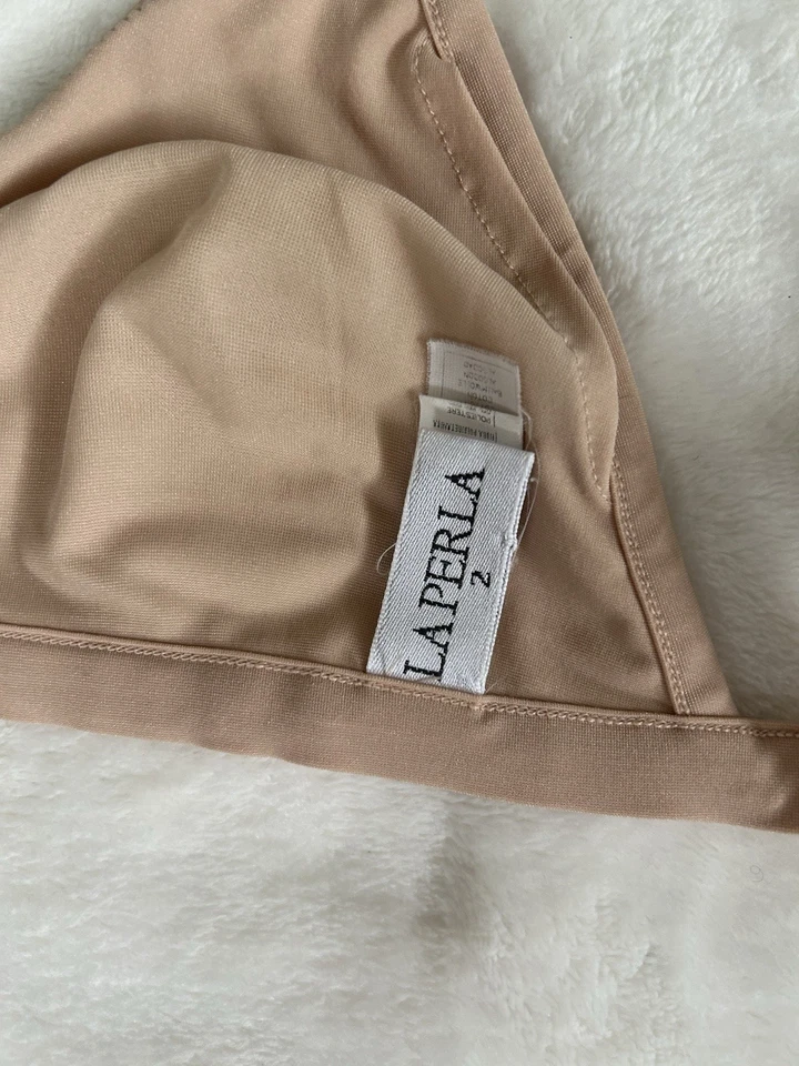 Sujetador Inalámbrico La Perla Tostado Crema Claro Hecho en Italia Talla 2 o EE. UU. 34A Foto 3 de 4