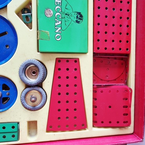 Vintage 1963 Meccano Outfit # 7 Set Double Tray Original - Picture 20 of 24