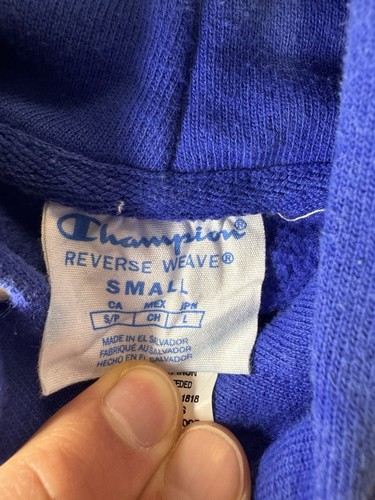 Champion Reverse Weave NCAA Boise State Broncos Hoodie Spellout Embroidered Gr. S - Bild 3 von 8