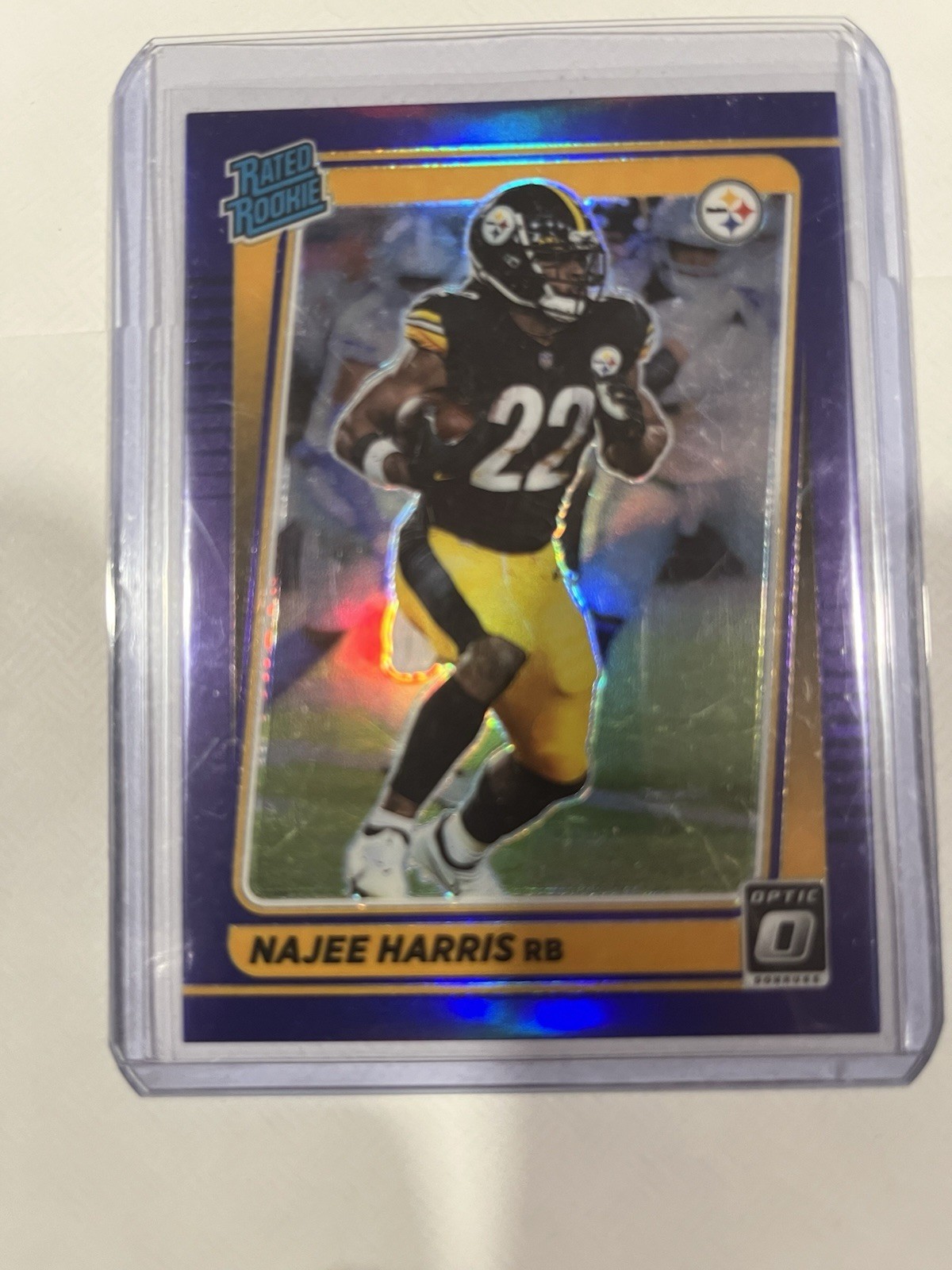 2021 Donruss Optic #213 Najee Harris Purple #/50
