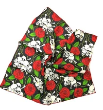 Unisex Floral Cotton Square Scarf Bandanas 22x22 inch for Men and Women