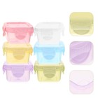  6Pcs Food Condiment Boxes Containers with Lid Salad Dressing Container Sauce