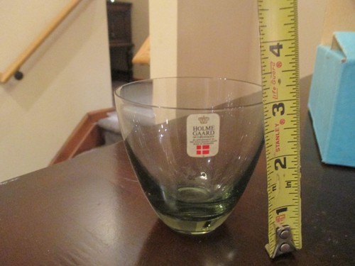 7 oz VTG Kastrup Holmegaard 6 Old Fashioned Smoked Drinking Glass Set Copenhagen - Picture 1 of 7