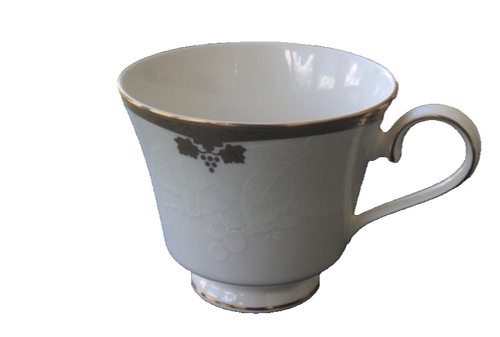Nikko Ambrosia Patra Floral Struktur Teetasse, Untertasse & Dessertteller Set - Bild 6 von 10