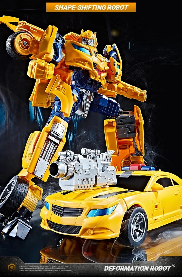 45cm Transformer Bumblebee Leader Großes Modell Action Figur Roboter Spielzeug - Bild 4 von 4
