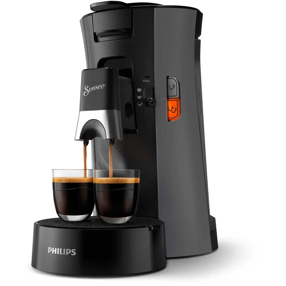 Philips Senseo® Select Kaffee Pad Maschine, Anthrazit (CSA230/50R1)