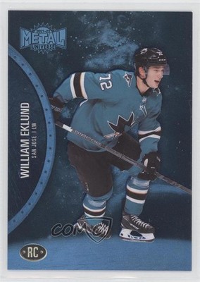 2021-22 Skybox Metal Universe Rookies Blue Spectrum William Eklund #165 0r2s