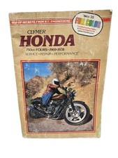 CLYMER HONDA CB750 SOHC FOURS 1969-1978 SERVICE REPAIR PERFORMANCE M341 MANUAL